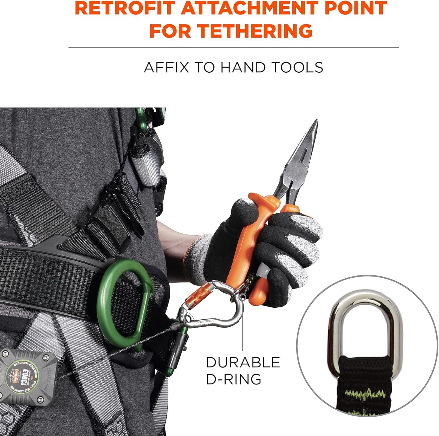 imageErgodyne Squids 3700 Web Tool Tail Attachments 5Pack 2 Pounds Variety Size PackBlackOrangeLong