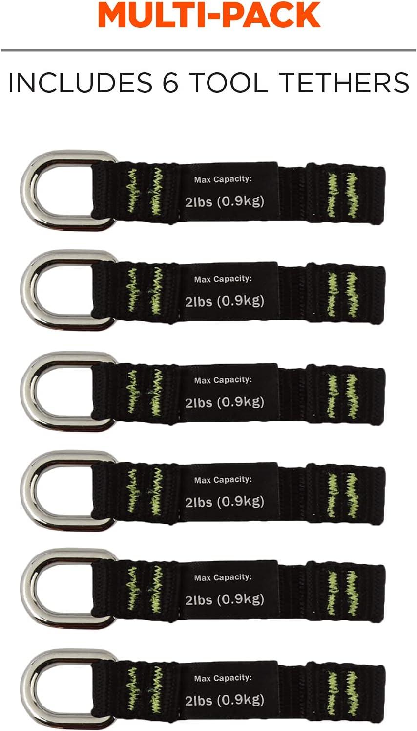 imageErgodyne Squids 3700 Web Tool Tail Attachments 5Pack 2 Pounds Variety Size PackBlackOrangeShort