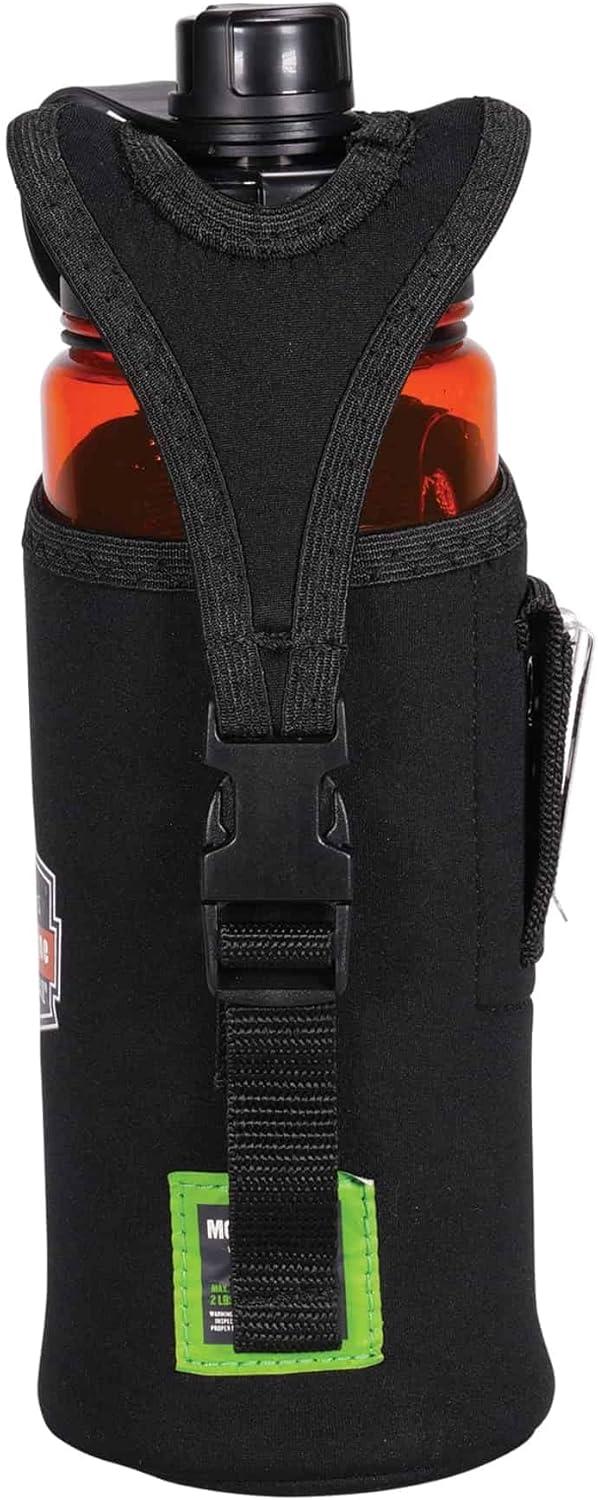 imageErgodyne Squids 3775L Water Bottle Holder with Belt Clip DRing Attaches to Tool LanyardsLargeLarge