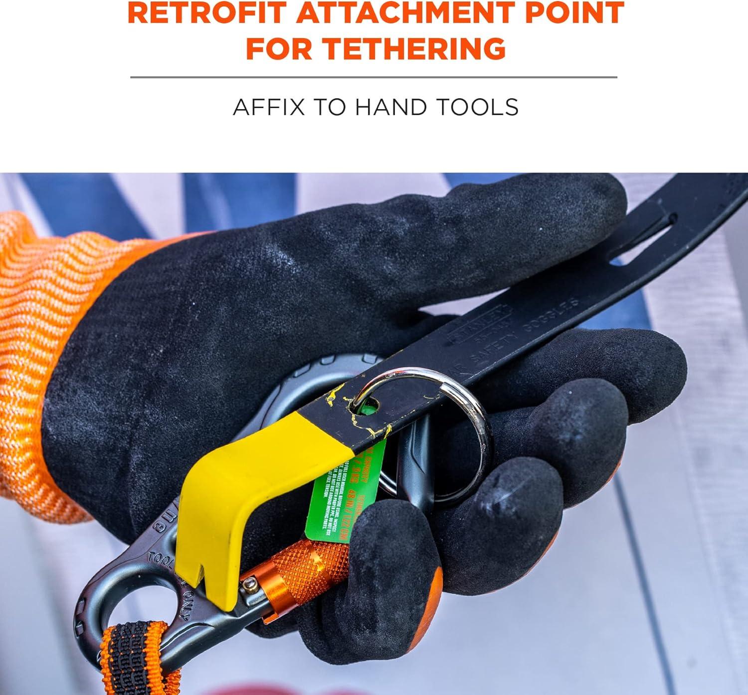 imageErgodyne Squids 3785 Tool Tethering Split Ring Tool Attachment 1quot Diameter1 in 25 cm