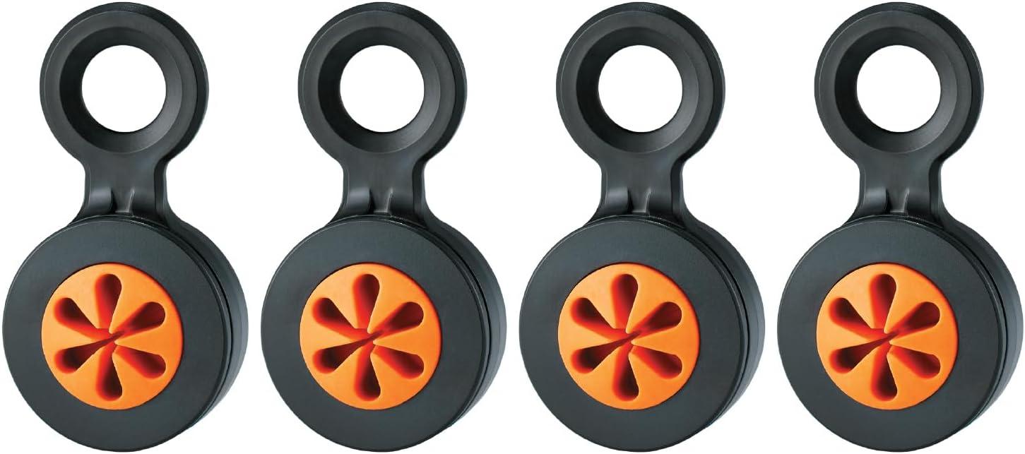 imageHand Tool Attachment Slips Easy Slide On Design Connects to Tool Lanyards Squids 3740 Large 4PackBlack ampamp OrangeLarge