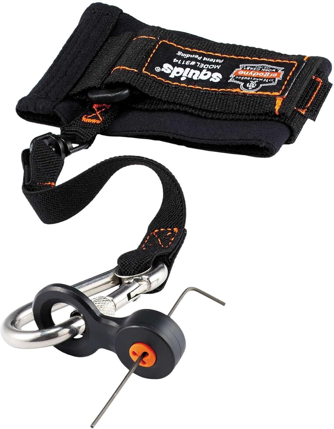 imageHand Tool Attachment Slips Easy Slide On Design Connects to Tool Lanyards Squids 3740 Large 4PackBlack ampamp OrangeSmall