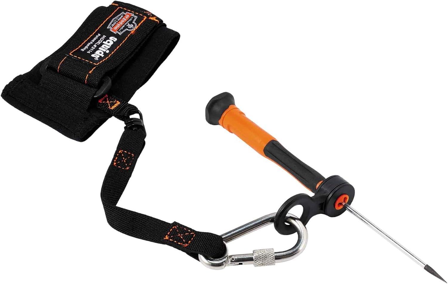 imageHand Tool Attachment Slips Easy Slide On Design Connects to Tool Lanyards Squids 3740 Large 4PackBlack ampamp OrangeSmall