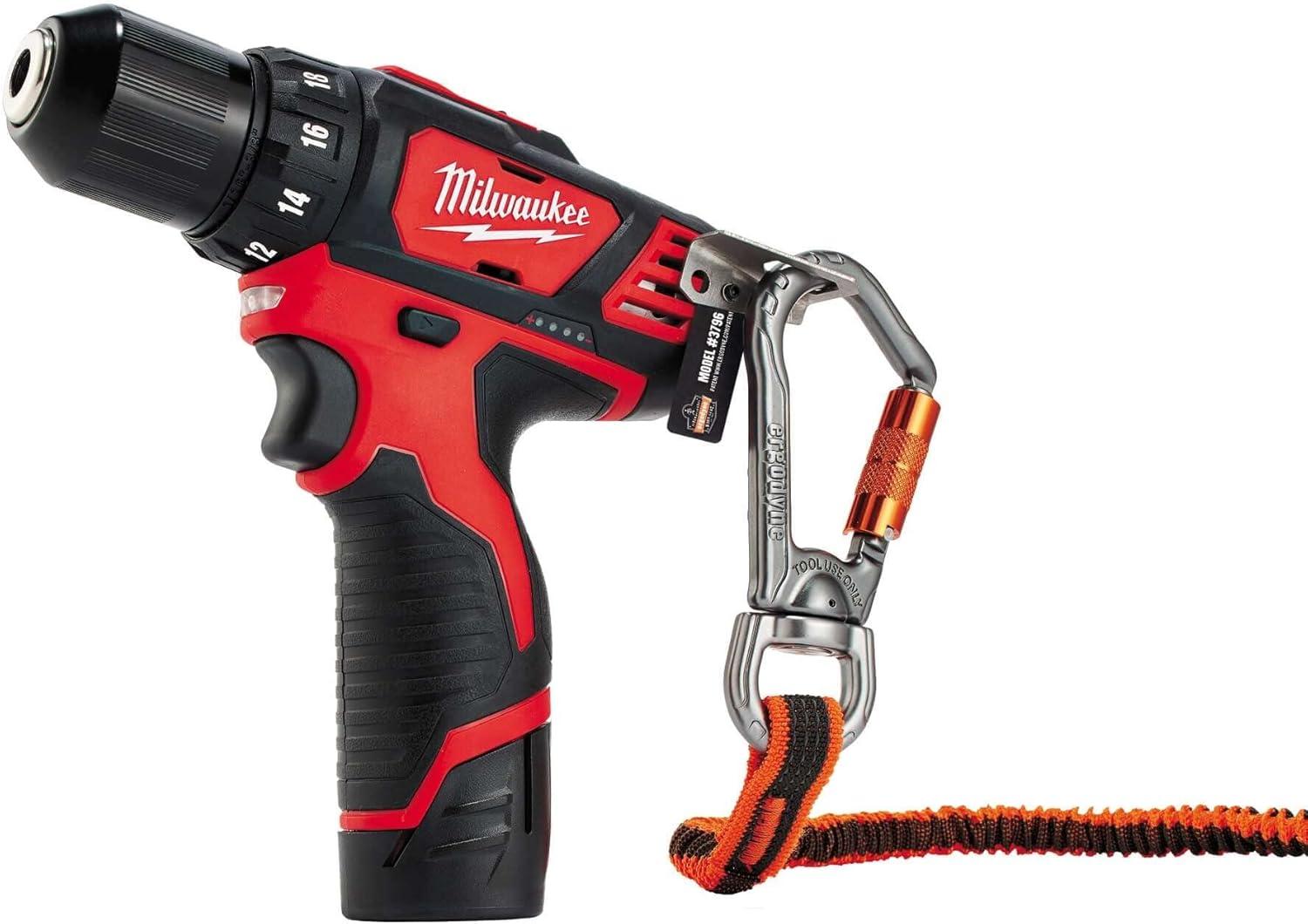 imagePower Tool Bracket Attachment for Pneumatic Tools Ergodyne Squids 3798Drill and Impact Driver Tool Trap