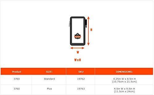 imageWater Resistant Phone Pouch Zippered Cell Phone Sleeve Attaches to Tool Lanyard Standard Size Ergodyne Squids 3760SStandard