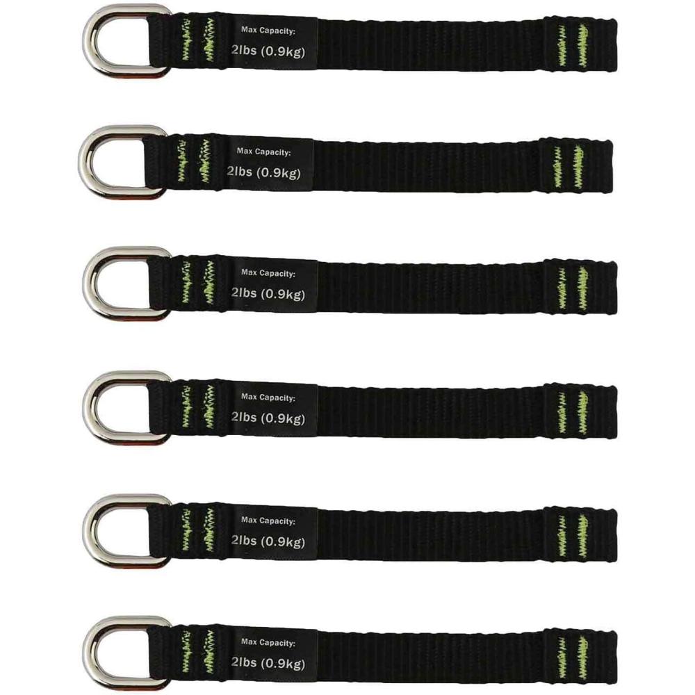 imageErgodyne Squids 3700 Web Tool Tail Attachments 5Pack 2 Pounds Variety Size PackBlackOrangeLong