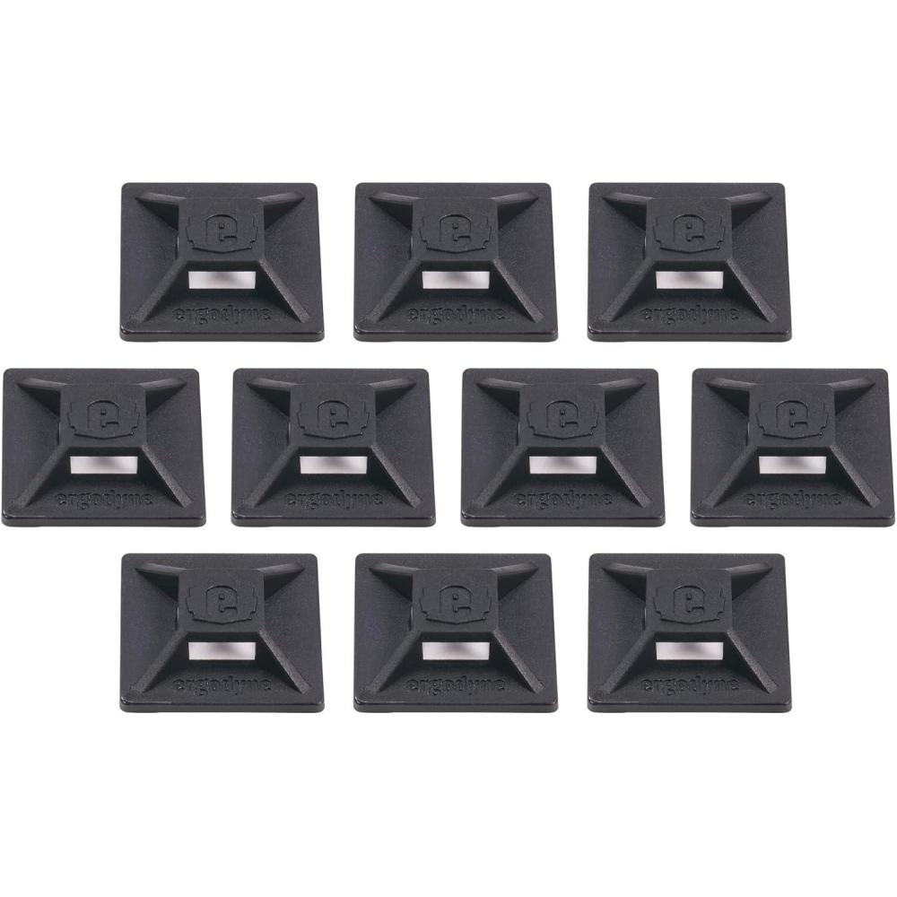 imageErgodyne Squids 3701 SelfAdhesive Mounts for Phones Cameras Compatible with Squids 3151 Snap Hook Coil Lanyard