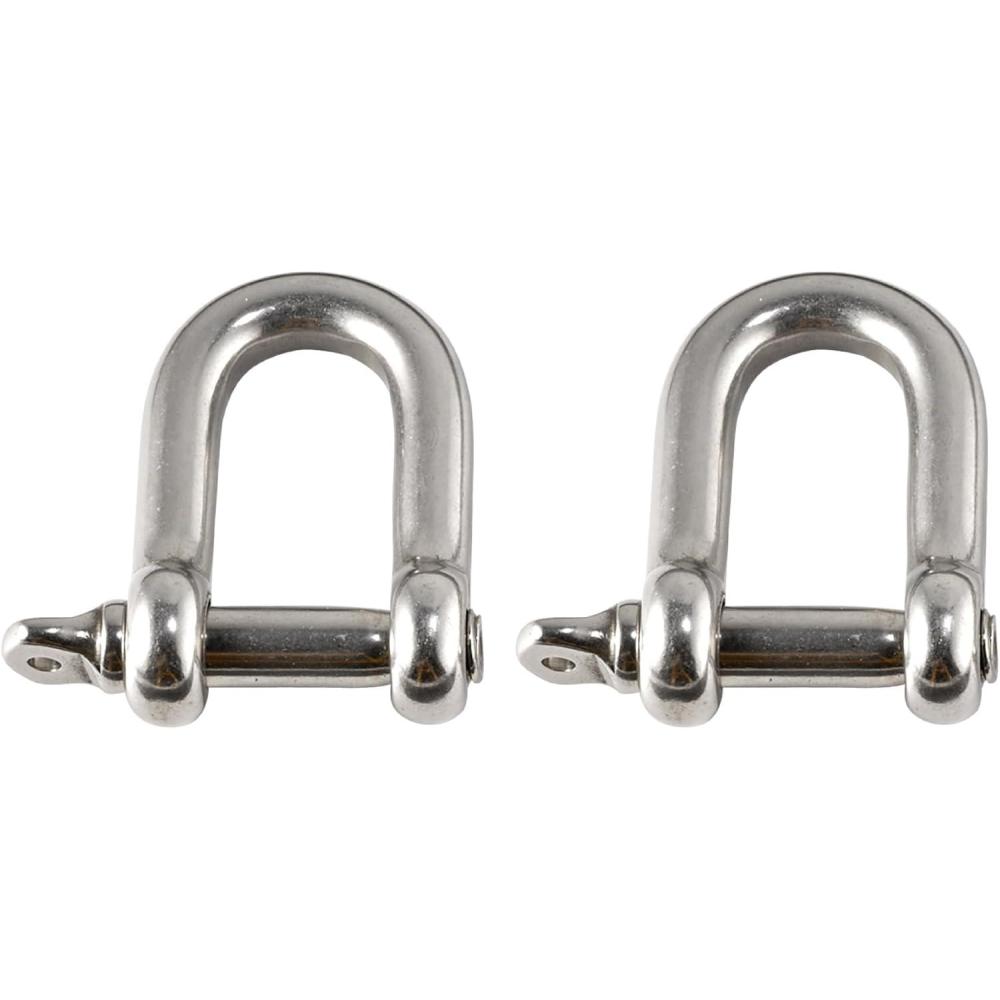 imageErgodyne Squids 3790M Tool Attachment Shackle Stainless Steel 15 Pounds 2Pack MediumXLarge