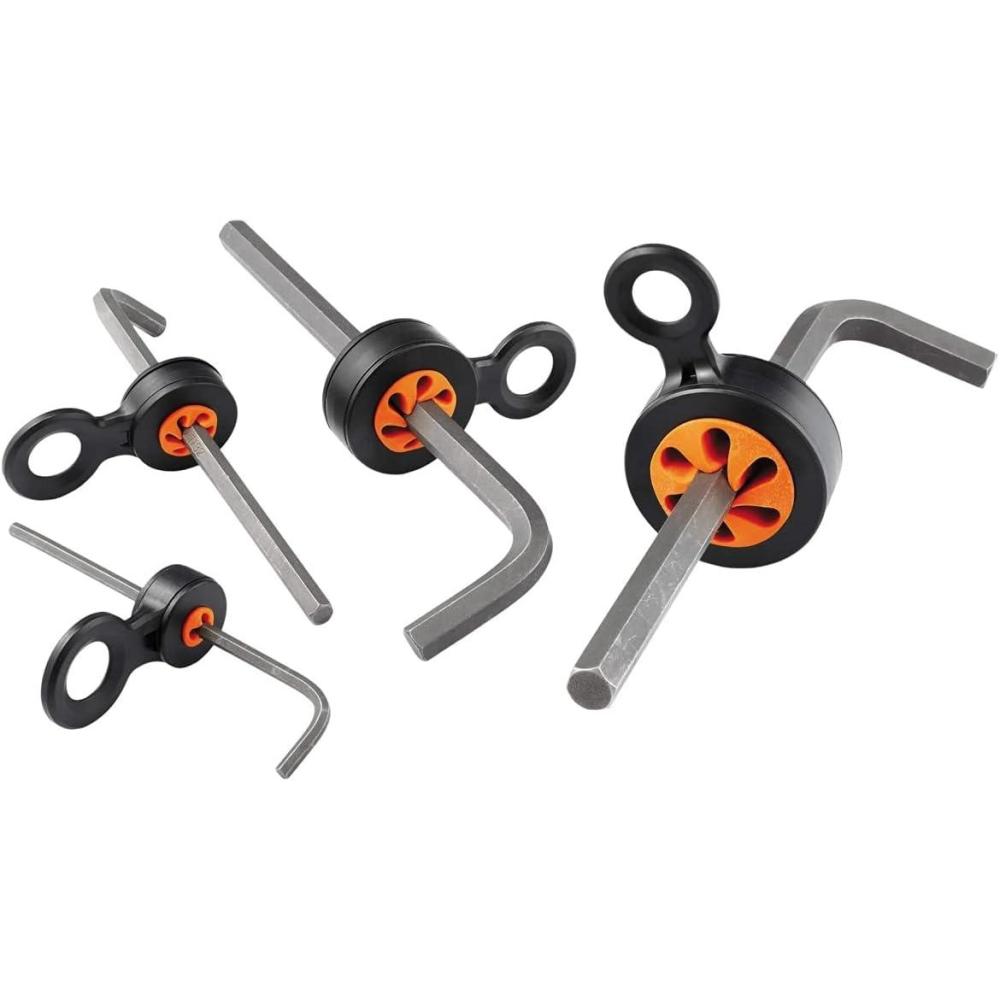 imageHand Tool Attachment Slips Easy Slide On Design Connects to Tool Lanyards Squids 3740 Large 4PackBlack ampamp OrangeExtra Large