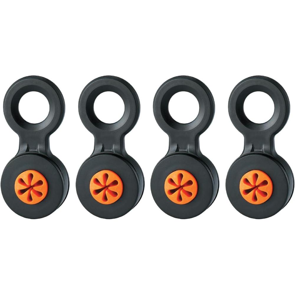 imageHand Tool Attachment Slips Easy Slide On Design Connects to Tool Lanyards Squids 3740 Large 4PackBlack ampamp OrangeM