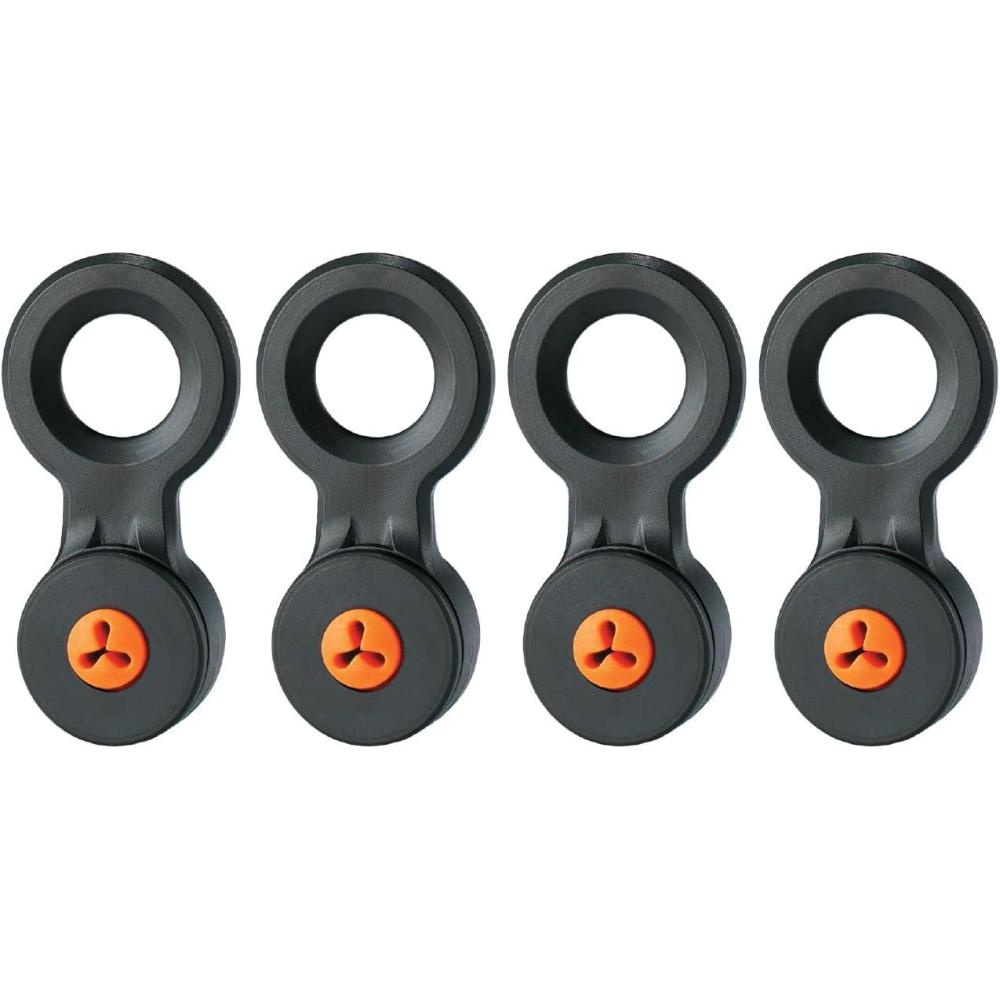imageHand Tool Attachment Slips Easy Slide On Design Connects to Tool Lanyards Squids 3740 Large 4PackBlack ampamp OrangeS