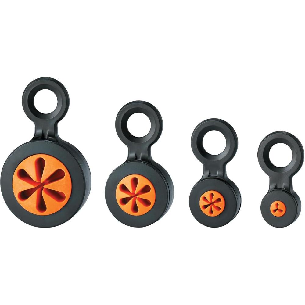 imageHand Tool Attachment Slips Easy Slide On Design Connects to Tool Lanyards Squids 3740 Large 4PackBlack ampamp OrangeVariety