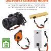 imageErgodyne Squids 3701 SelfAdhesive Mounts for Phones Cameras Compatible with Squids 3151 Snap Hook Coil Lanyard