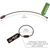 imageErgodyne Squids 3708 Wire Cable Loop Tool Tethering Attachment Screw Gate Opening Weight Rating 3lbs 6Pack