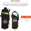 imageErgodyne Squids 3775L Water Bottle Holder with Belt Clip DRing Attaches to Tool LanyardsLargeSmall