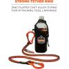imageErgodyne Squids 3775L Water Bottle Holder with Belt Clip DRing Attaches to Tool LanyardsLargeSmall