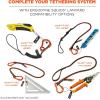 imageWire Tool Attachment Tail with Loop End Tool Weight Capacity 2lbs 6Pack Ergodyne Squids 3704  Orange2lbs
