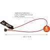 imageWire Tool Attachment Tail with Loop End Tool Weight Capacity 2lbs 6Pack Ergodyne Squids 3704  Orange2lbs