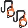 imageErgodyne Squids 3178 Locking Aerial Bucket Hooks with Tethering Point Fits 3quot Lip Attach Tool Bags or Aprons to Buckets