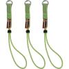 imageErgodyne Squids 3703 Tool Tail Attachment with Loop End Standard Length 15 PoundsLimeElastic Loop Tool Tails Ext  15lbs 3pack