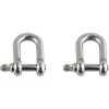 imageErgodyne Squids 3790M Tool Attachment Shackle Stainless Steel 15 Pounds 2Pack MediumSmall