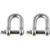 imageErgodyne Squids 3790M Tool Attachment Shackle Stainless Steel 15 Pounds 2Pack MediumXLarge