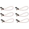 imageWire Tool Attachment Tail with Loop End Tool Weight Capacity 2lbs 6Pack Ergodyne Squids 3704  Orange2lbs