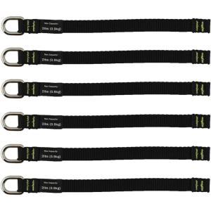 imageErgodyne Squids 3700 Web Tool Tail Attachments 5Pack 2 Pounds Variety Size PackBlackOrange2XLong