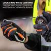 imageErgodyne  19311 Squids 3011 Retractable Tool Lanyard with Carabiner MountBlack