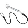 imageErgodyne Squids 3110 Tool Lanyard with Dual Aluminum Carabiners Standard Length Black 10 Pounds