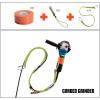 imageErgodyne Squids 3110 Tool Lanyard with Dual Aluminum Carabiners Standard Length Black 10 Pounds