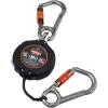 imageErgodyne  19311 Squids 3011 Retractable Tool Lanyard with Carabiner MountBlack