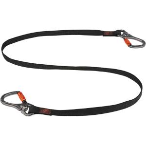 imageTool Lanyard for Heavy Tools DoubleLocking Carabiner Tool Weight Capacity 40 lbs Ergodyne Squids 3129BlackLanyard  Dual Locking Swivel Carabiners  40lbs