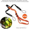 imageErgodyne Squids 3143 Barcode Scanner Sling Lanyard  Breakaway Design Ergonomic Fit EVA Foam Padding Adjustable Sling Buckle