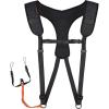 imageErgodyne Squids 3142 Padded Shoulder Barcode Scanner Harness with Attachment Lanyard for Mobile ComputersBlack