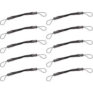 imageErgodyne Squids 3136 Barcode Scanner Adaptor Straps Carrying Strap for Bar Code Scanners 10 Pack Black