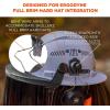 imageErgodyne AdultUnisexs Standard NRR 26dB Mounted Earmuffs Gray Full BrimGray