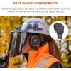 imageErgodyne AdultUnisexs Standard NRR 26dB Mounted Earmuffs Gray Full BrimGray