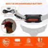 imageErgodyne Skullerz 8885 Rechargeable Wide Beam Headlamp with Strap 5 Lighting Modes Versatile Wear Directly on Head or Hard Hat USBC Cable Included