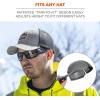 imageErgodyne Skullerz 8945Fx Universal Bump Cap Insert with Extra Venting Fits Into Any Baseball Hat CharcoalSingle