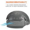 imageErgodyne Skullerz 8945Fx Universal Bump Cap Insert with Extra Venting Fits Into Any Baseball Hat CharcoalSingle