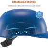 imageErgodyne Skullerz 8951 Vented Hard Shell Bump Cap with SuspensionBlue