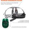 imageErgodyne Skullerz 8951 Vented Hard Shell Bump Cap with SuspensionGreen