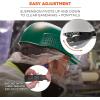 imageErgodyne Skullerz 8951 Vented Hard Shell Bump Cap with SuspensionGreen