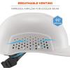 imageErgodyne Skullerz 8951 Vented Hard Shell Bump Cap with SuspensionWhite