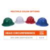 imageErgodyne Skullerz 8963 Full Brim Safety Helmet Type 2 Class E Hard Hat with Chin Strap ANSIISEA Z8912014 6 Point SuspensionGreen