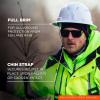 imageErgodyne Skullerz 8964 Full Brim Safety Helmet Type 2 Class C Hard Hat with Chin Strap Adjustable Venting ANSIISEA Z8912014 6 Point SuspensionGreen
