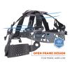 imageErgodyne Skullerz 8964 Full Brim Safety Helmet Type 2 Class C Hard Hat with Chin Strap Adjustable Venting ANSIISEA Z8912014 6 Point SuspensionRed