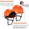 imageErgodyne Skullerz 8974 Class E Safety Helmet White Accessory MountOrange