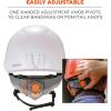 imageErgodyne Skullerz 8974 Class E Safety Helmet White Accessory MountWhite